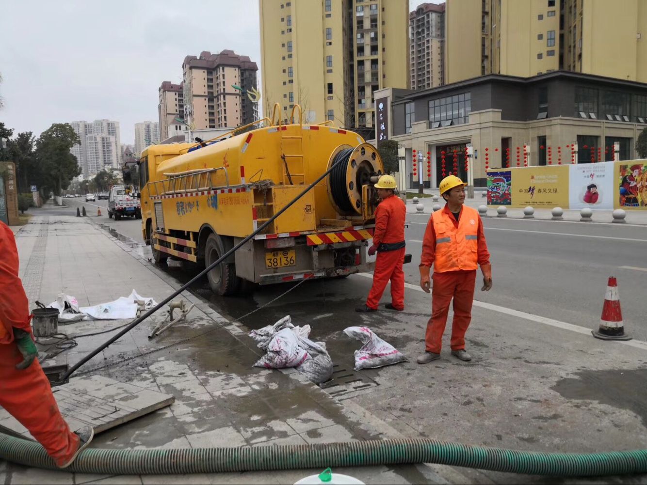 泽州排污管道清淤-管道清洗